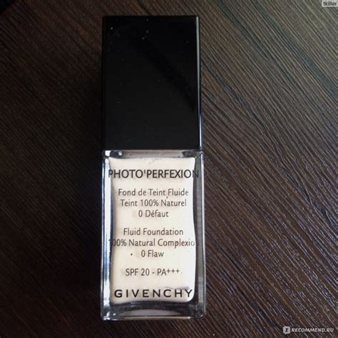 givenchy photo perfection отзывы|Тональный флюид Givenchy Photo Perfexion .